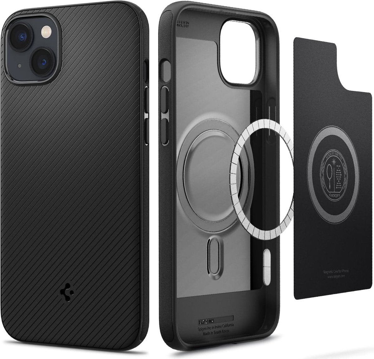Spigen Core Armor Apple iPhone 14 Plus Hoesje MagSafe Back Cover Zwart
