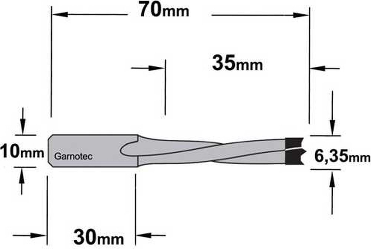 CMT - Drevelboor, links - Snijgereedschappen