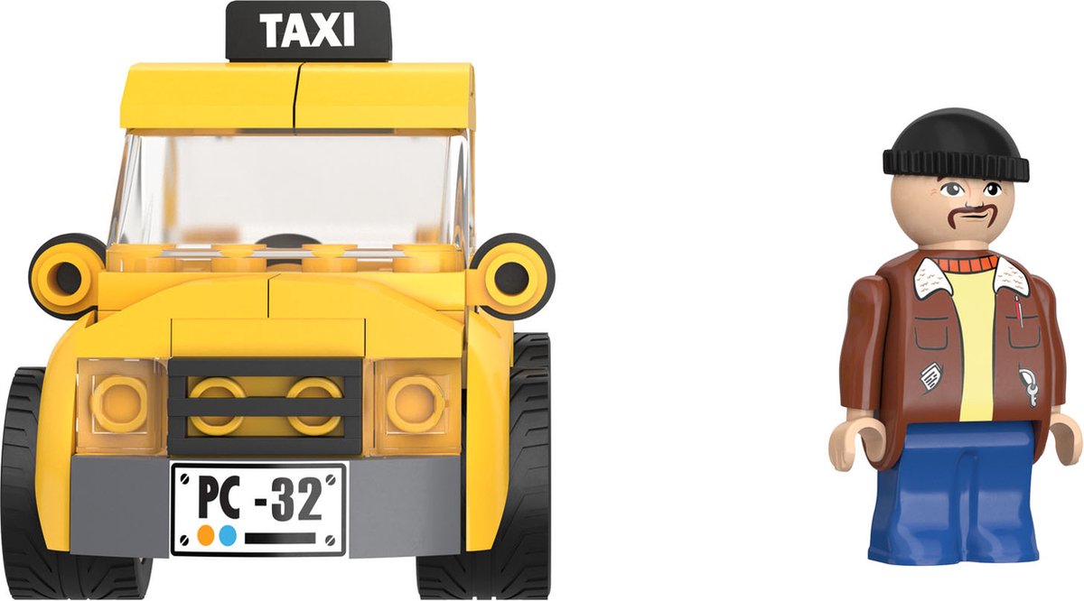 Playtive bouw set 80-delig Taxi auto