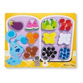 Blues Clues & You Fridge Food Wooden Chunky Puzzle - 10 Pieces