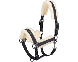 Eskadron Halster Reflexx Doublepin Glossy Evo Wool Donkergrijs - paard