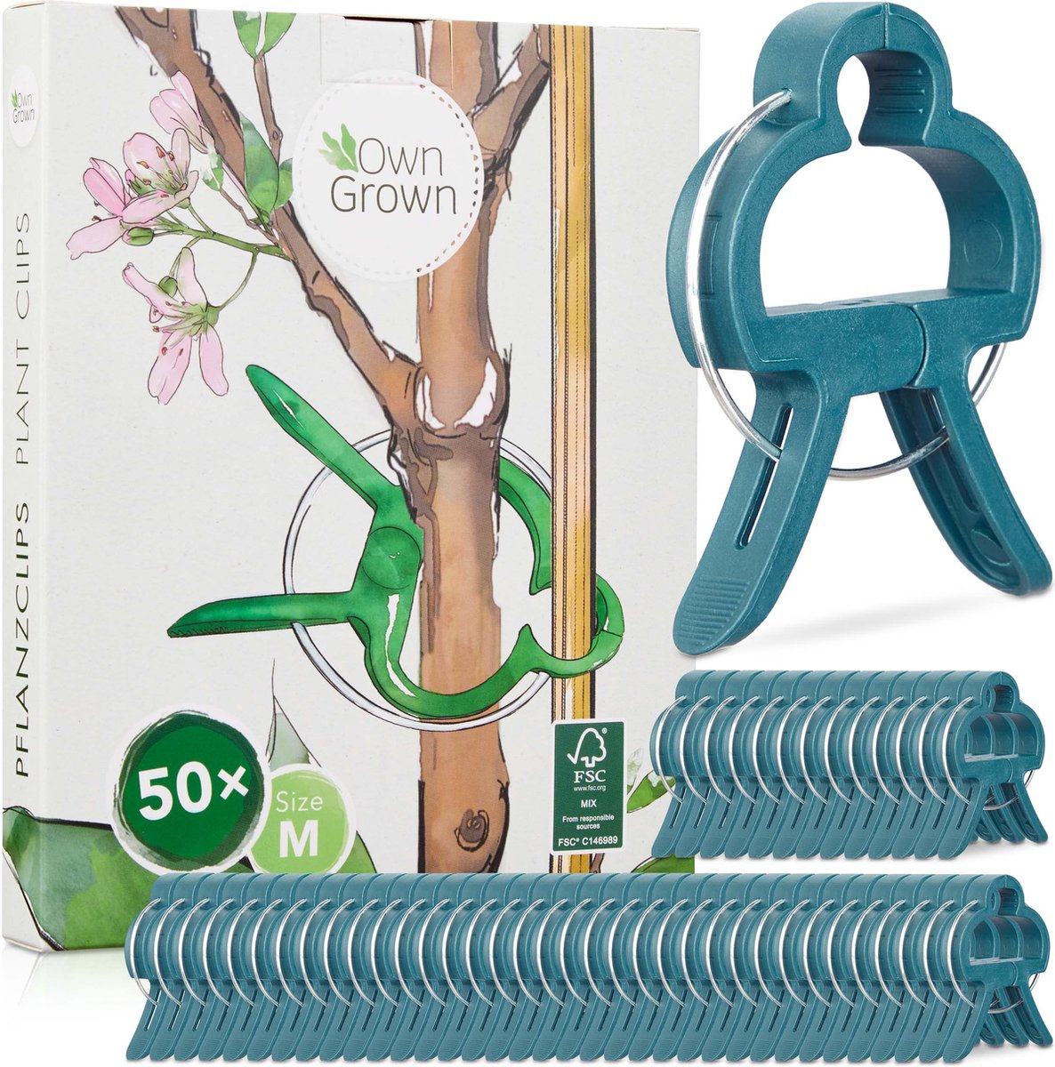 250 stuks plantenclips, plantensteunen voor de tuin, klimhulpen voor klimplanten, plantenklemmen, klimplanten, tomatenhaken, klimhulp, tomaten, komkommers, klimhulpen voor planten