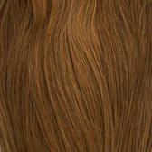 My Hair Affair - Hairextensions - Seamless Clip In Hair - Golden Brown - Human Hair - Double Drawn