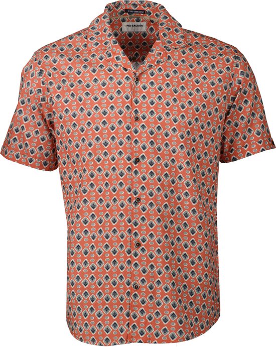 No Excess Overhemd - Modern Fit - Oranje - L