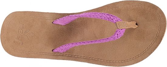 Chaussons Reef Gypsy Macrame Femme Marron Violet Taille 35