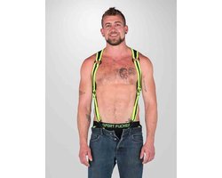 665 Neoprene - Riemenbody - Bretels Heckler Harness - Zwart/Groen - Maat S/M