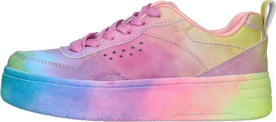 kaping emotioneel Relatief Skechers Court High Watercolor Sneaker - Meisjes - Multi - Maat 35 | bol.com