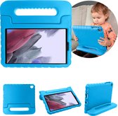 Samsung Galaxy Tab A7 Lite Tablet Hoes Kinderen - iMoshion Kidsproof Backcover met handvat - Blauw