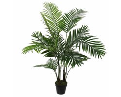 Mica Decorations grote Palm kunstplant - groen - H110 x D90 cm - top kwaliteit