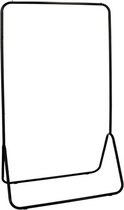 Gerimportport - staand kledingrek - zwart - ijzer - 80 x 44 x 145 cm