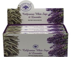 Green Tree Californian White Sage & Lavender Wierook (4xpakjes van 15 gr)