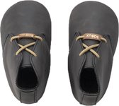 Bobux Soft Soles Chausson Cuir Souple Bébé, Chaussures Premiers Pas, Pantoufle Bébé, Desert Lace Charcoal, 22 EU