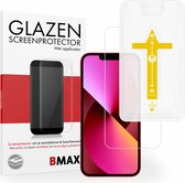 BMAX Screenprotector geschikt voor iPhone 13 met applicator - Gehard glas - Tempered glas - Apple screenprotectors - Telefoonglaasje - Beschermglas - Glasplaatje - Screensaver - Screen protector - Glas screenprotectors - Case Friendly