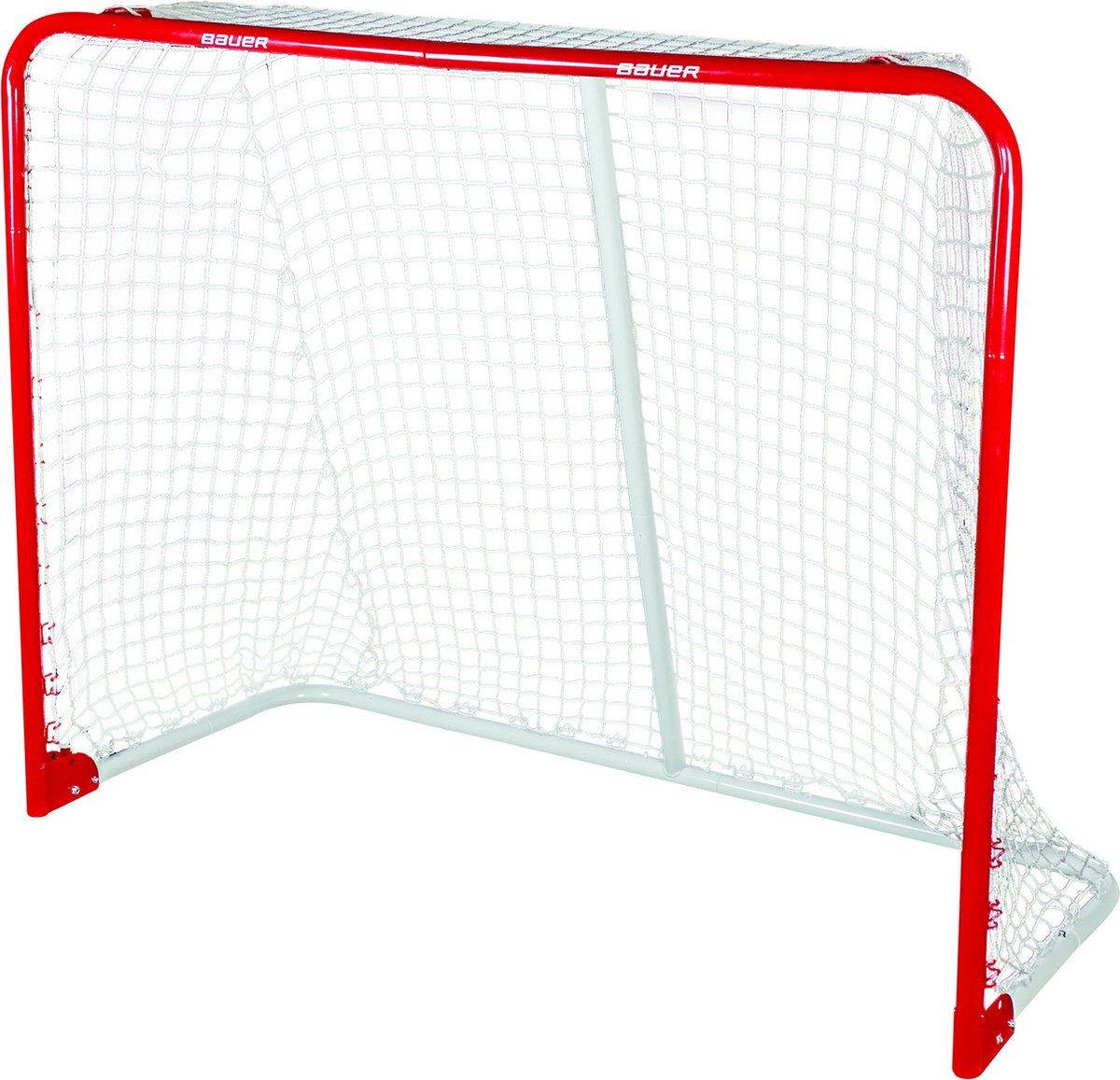 Bauer Ijshockey Goal Pro Steel 137 X 61 X 112 Cm Rood 54"