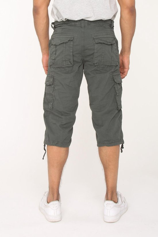 Pantalon trois-quarts gris avec poches - Homme - taille 38 | bol