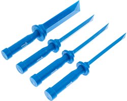 Schraapset plastic schrapers 4 delig tbv plaklood