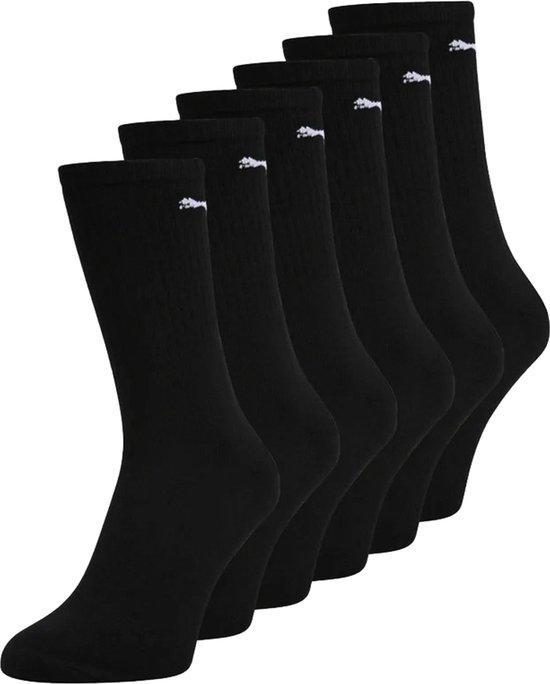 Puma Sport Crew (6-Pack) Sokken (regular) - Unisex - zwart/wit