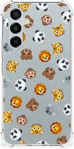 Doorzichtige Silicone Hoesje geschikt voor Samsung Galaxy A54 Dieren Emojis