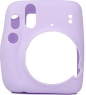 Siliconen Case Geschikt Voor Fuijifilm Instax Mini 11 - Paars