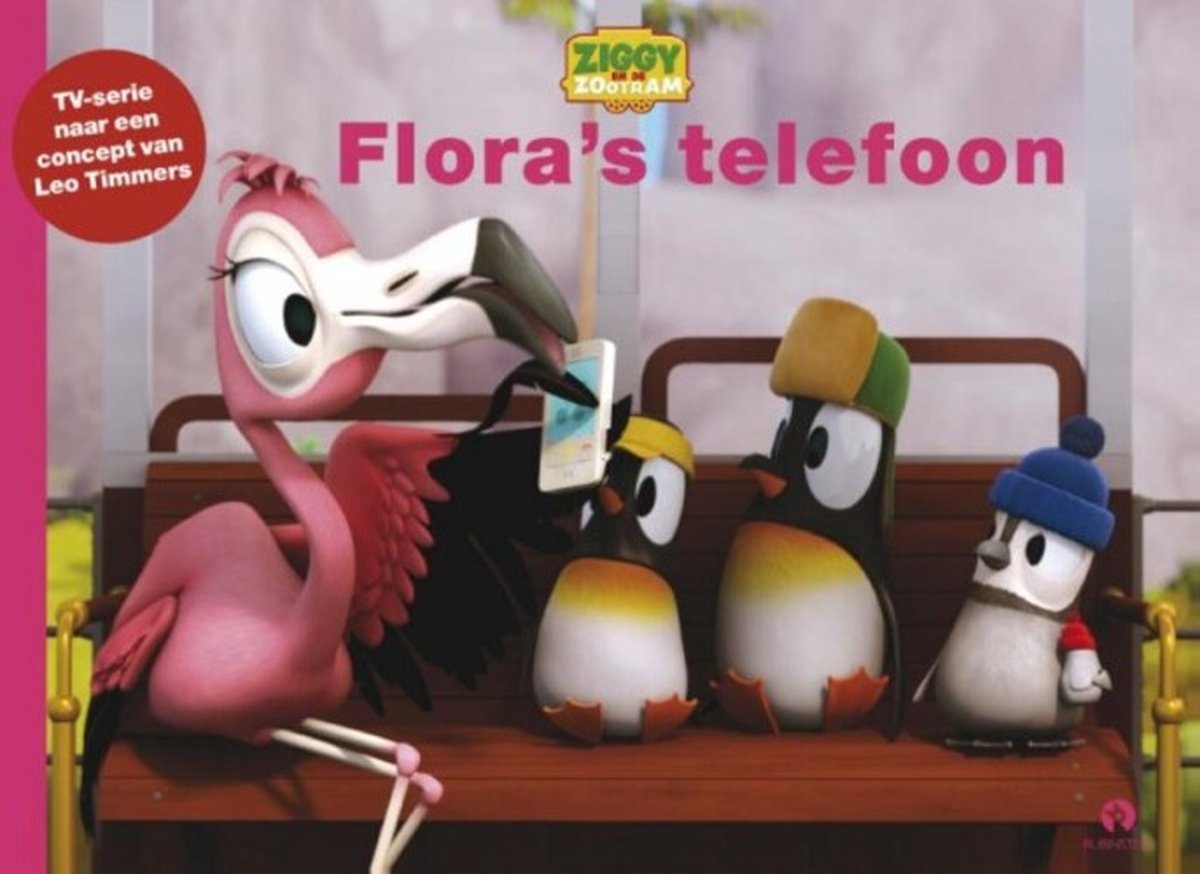 Ziggy en de Zootram - Flora's telefoon - Kinderboek - Prentenboek