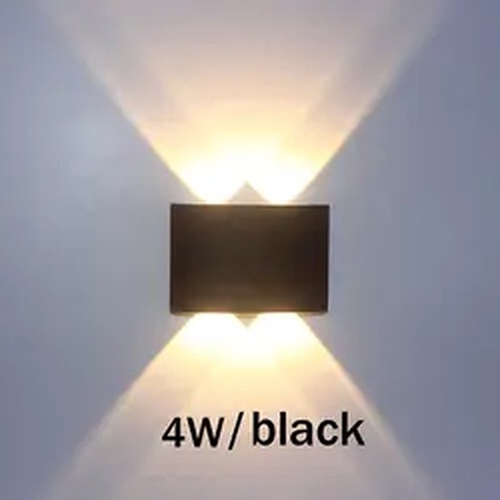 LED Wandlamp voor buiten LED/15W/230V IP65 3000K zwart