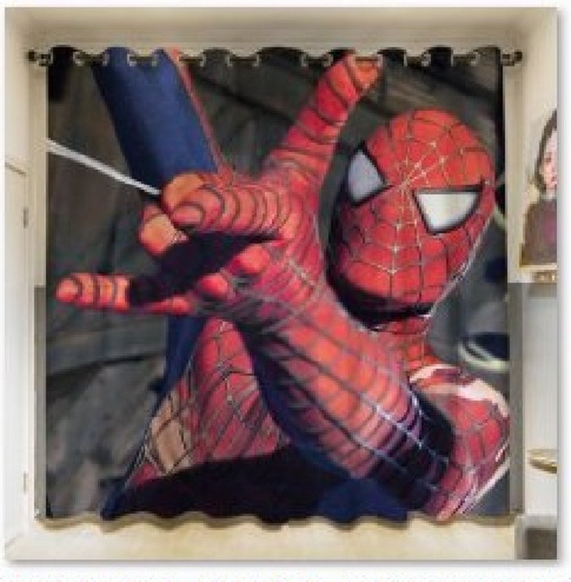 Gordijnen - Spiderman - kant en klaar - 140x100 of eigen foto ) | bol.com