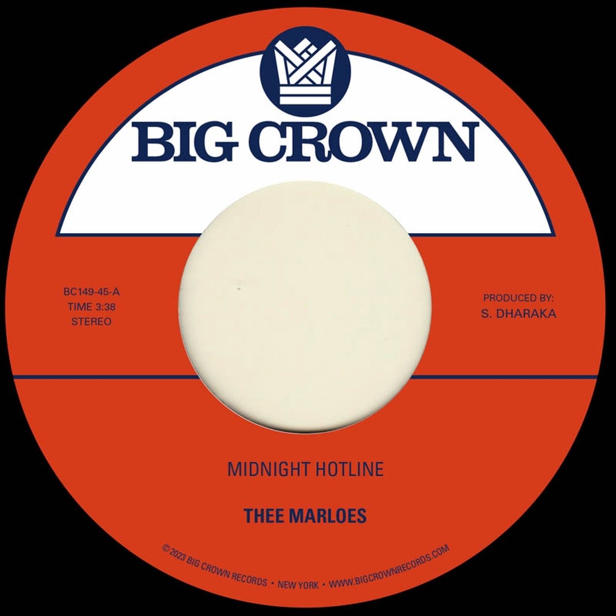 Thee Marloes - Midnight Hotline / Beri Cinta Waktu (7" Vinyl Single)