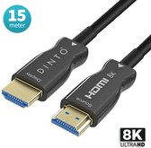 DINTO® AOC HDMI Kabel 2.1 - Glasvezel - 15 meter - 8K - HDMI naar HDMI