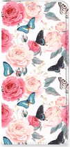 Flipcase Cadeautjes voor Moederdag OPPO Reno8 Smartphone Hoesje Butterfly Roses