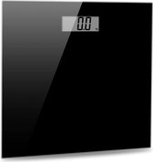 Royalty Line® PS3 Personenweegschaal Digitaal - Weegschaal Met LCD Scherm - Weegschalen Digitaal - Weegschalen Makkelijk op te Bergen - Heel Dun Ontwerp - Max 180 Kg - Incl. Batterij - Zwart