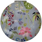 Compact Make Up Spiegeltje Lichtblauw Tuin Gekleurd Julie Dodsworth - 6,5cm