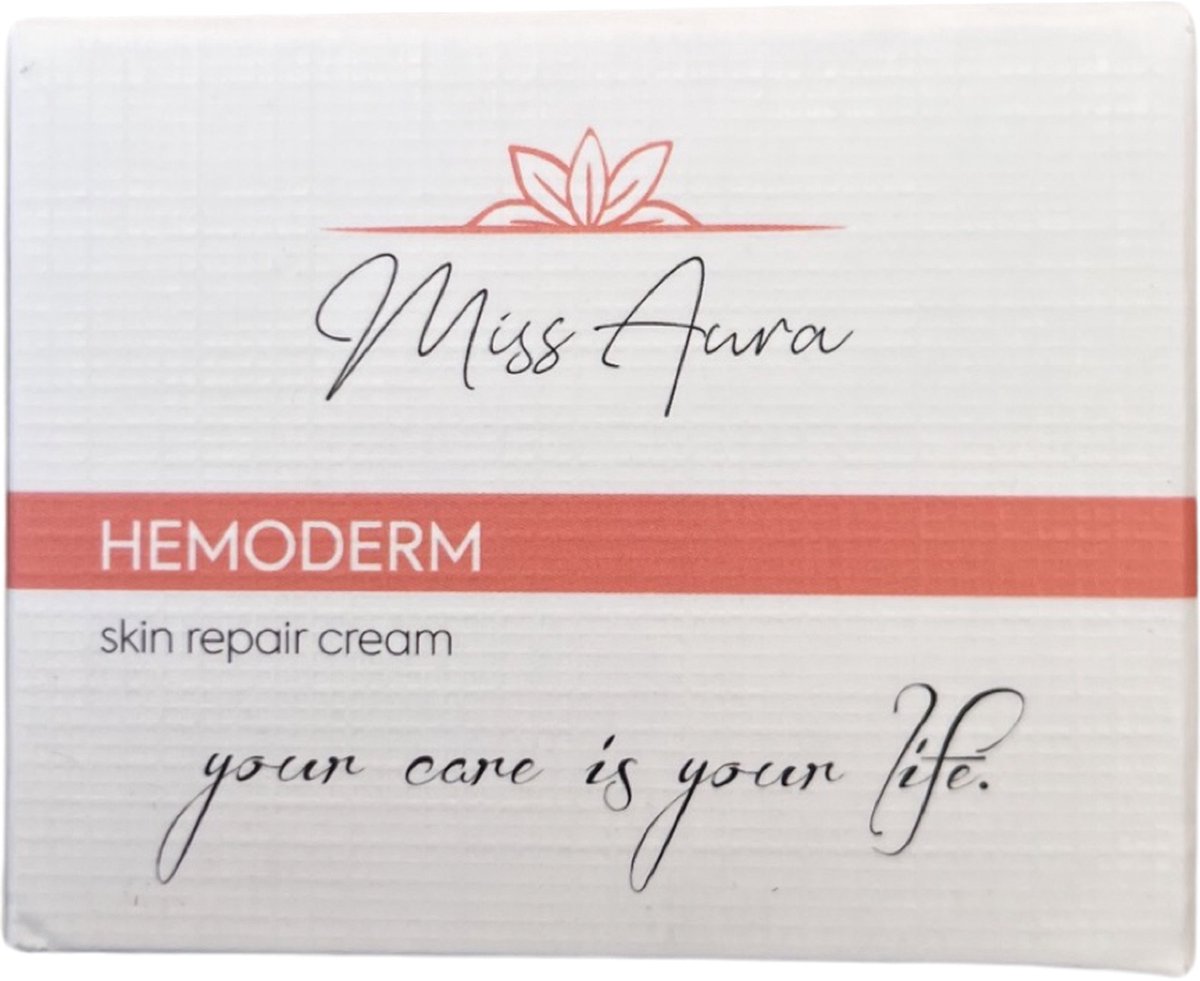 Miss Aura - Hemoderm 50ML - beauty - verzorgend creme - Huidherstellende kruidencrème