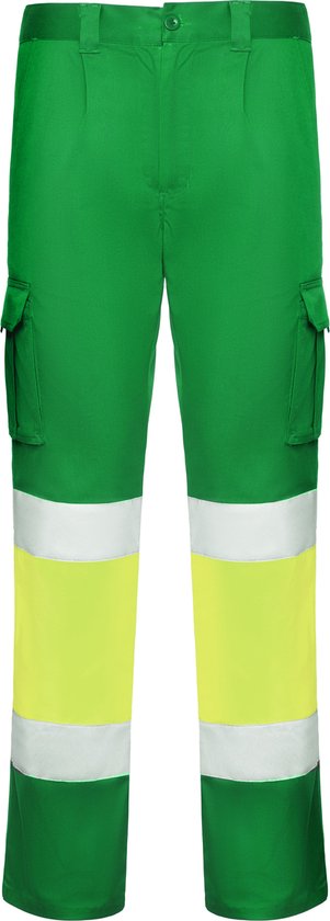 Pantalon de Travail Haute Visibilité ' Daily Stretch' Vert/Jaune Fluor marque Roly taille 42