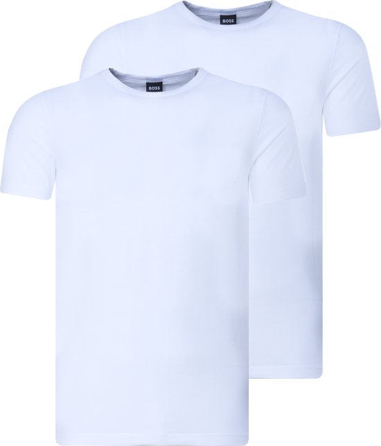 Hugo Boss - T-shirt Modern 2-Pack Wit - Taille M - Coupe Slim