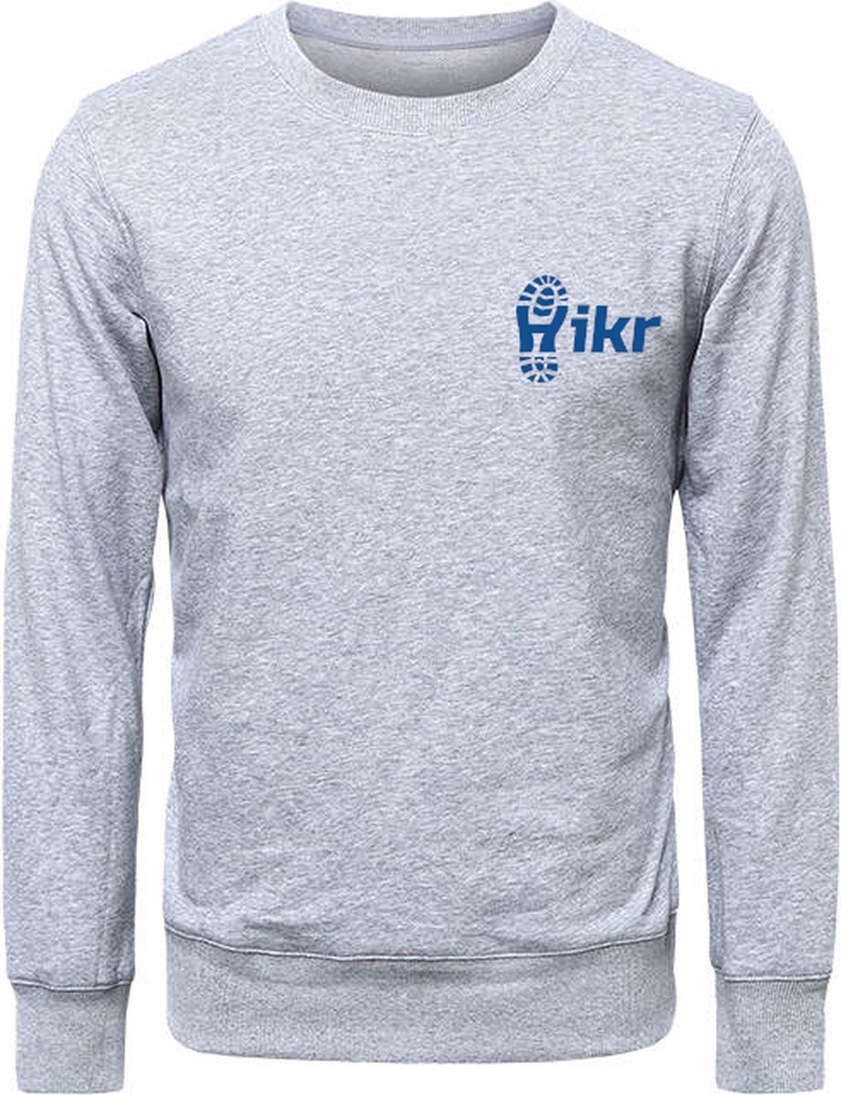 Hikr® Trui - Wandeltrui - Outdoor sweater - Sporttrui - Warme trui heren & dames - 100% Katoen - Warm - Hiking & Wandelen