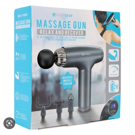 Silvergear Massage Gun Relax and Recover bol