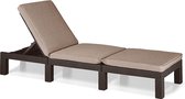 Deluxe zonnebed voor tuin, terras en balkon / tuinbed \ Sun bed, sun lounger, garden chair, portable beach chair