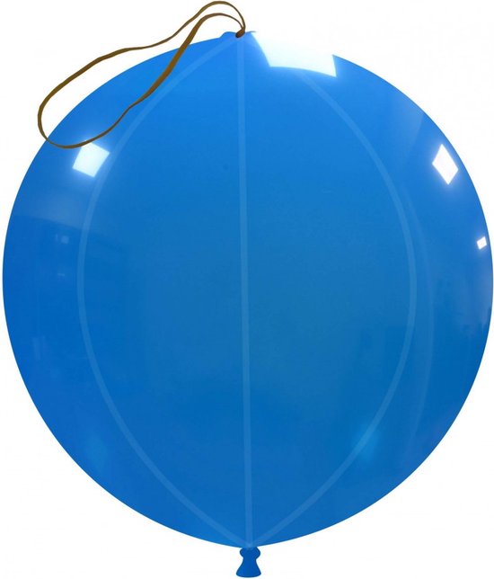 Punch ballonnen - blauw - Cattex - Boksballonnen - met elastiek - 50 stuks