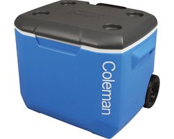 Coleman 60QT Performance Koelbox - Wielen - 56 Liter - Blauw