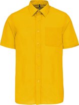 Chemise homme 'Ace' manches courtes marque Kariban Jaune taille S