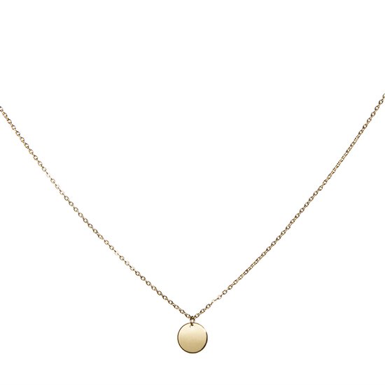 Amberz® Sandra - Gouden ketting dames - Muntjes - Duurzaam en Gerecycled 14k