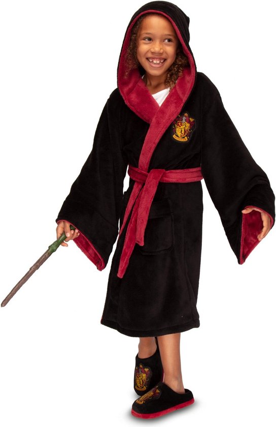 Badjas Harry Potter "Gryffindor" hooded oversized kids series Unisex 7-9 Jaar (M)