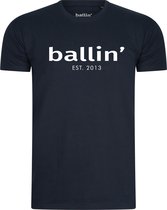 Ballin Est. 2013 - Heren Tee SS Regular Fit Shirt - Blauw - Maat 3XL
