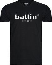Ballin Est. 2013 - Heren Tee SS Regular Fit Shirt - Zwart - Maat S