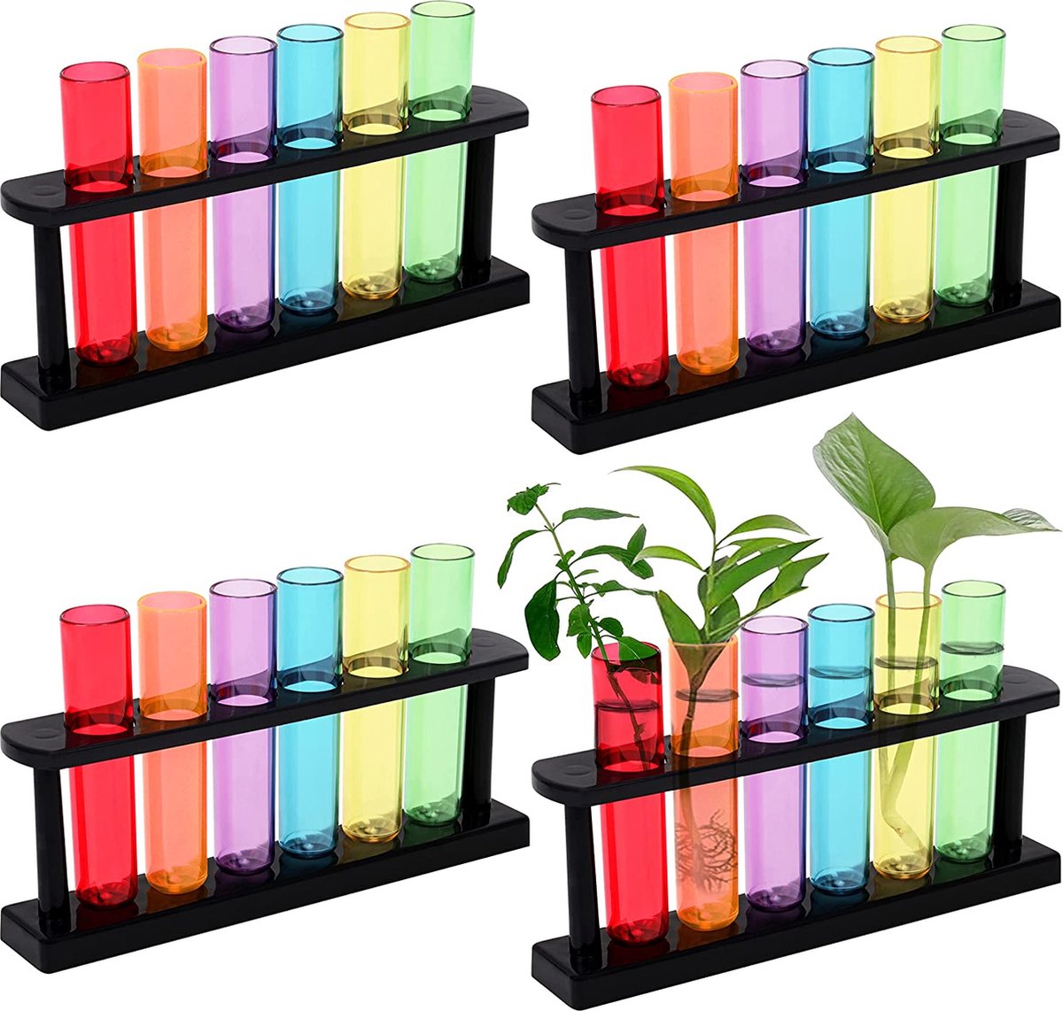 set-van-4-doorzichtige-plastic-reageerbuisjes-met-standaard-45-ml