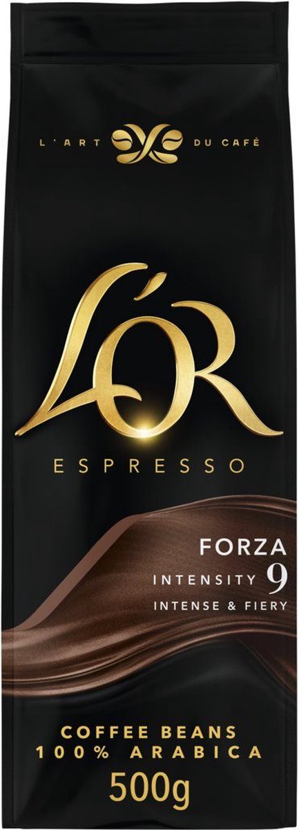 L'OR Espresso Forza Café en grains - 4 x 500 grammes