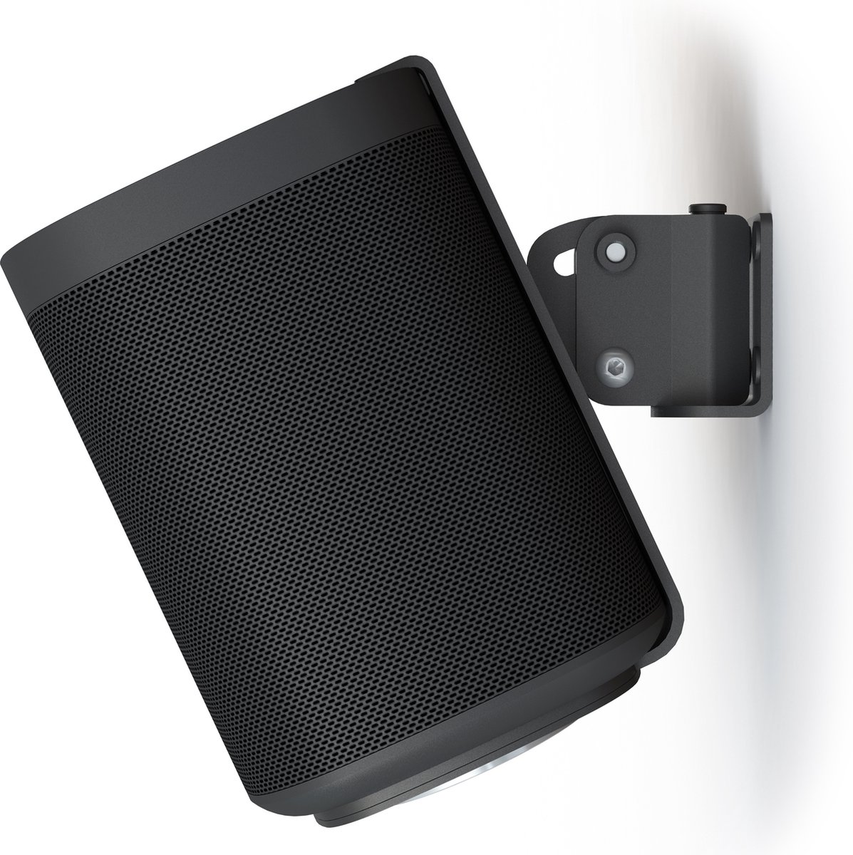 Multibrackets – Sonos premium draaibare en kantelbare wandbeugel voor Sonos One, One SL en PLAY:1 | kleur zwart