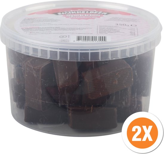 Smikkelbeer - Choco Mallows - 2x350 Gram - Silo's - Chocolade Marshmallows - Voordeelverpakking