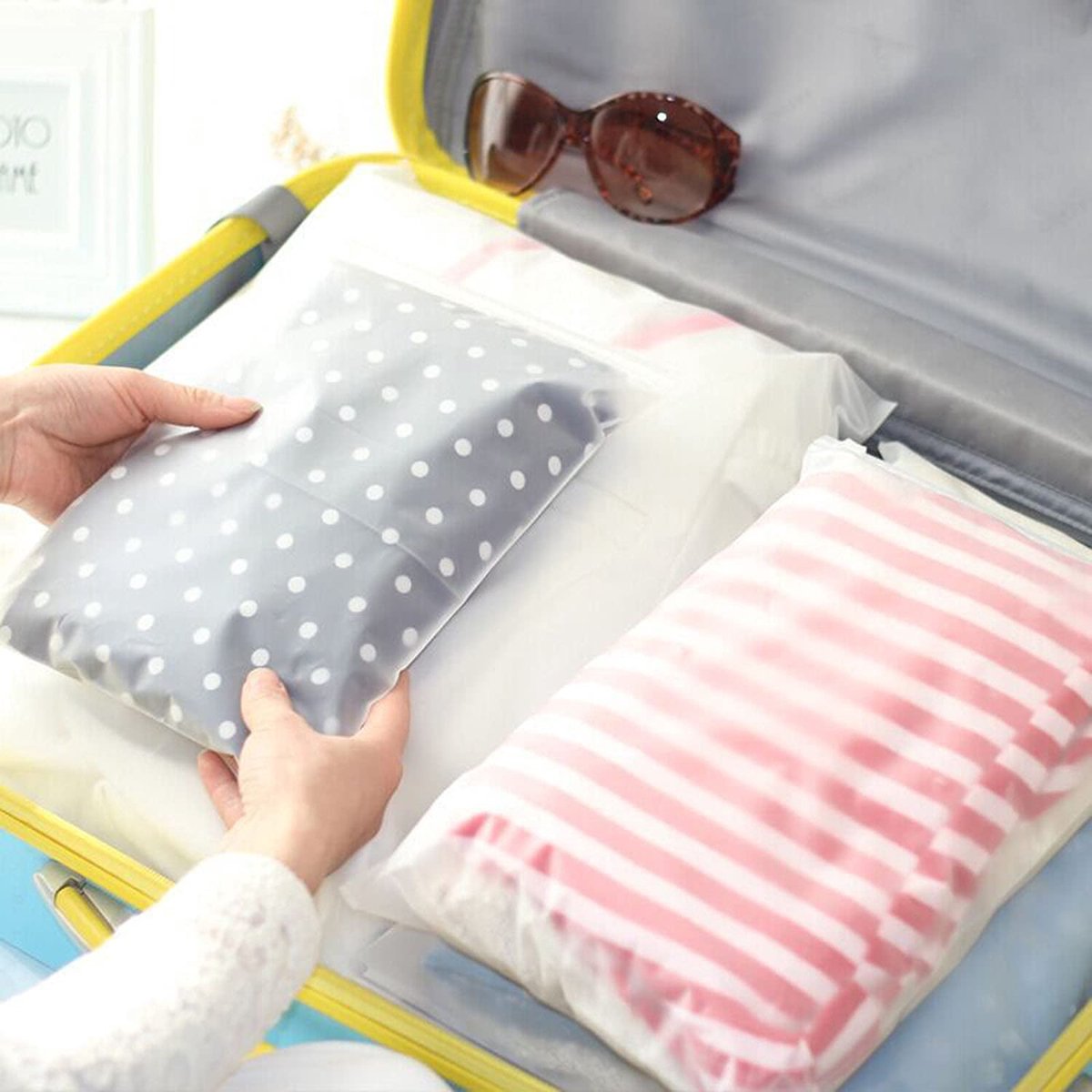 Opbergtas - opbergtas voor kleding - groote opbergtas set - storage bags