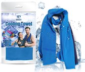 Verkoelende Handdoek - Koel - Cooling Towel - Sport - Fitness - ijshanddoek - Lichtblauw